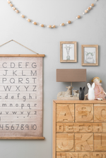 Canvas and Wood Scroll Wall Decor with Hanger