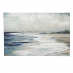 Hand-Painted Canvas Wall Decor with Beach Scene, 23-1/2"W x 15-3/4"H