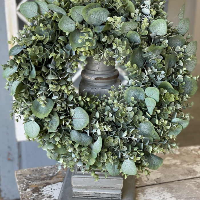Enclave Eucalyptus Wreath, 20"
