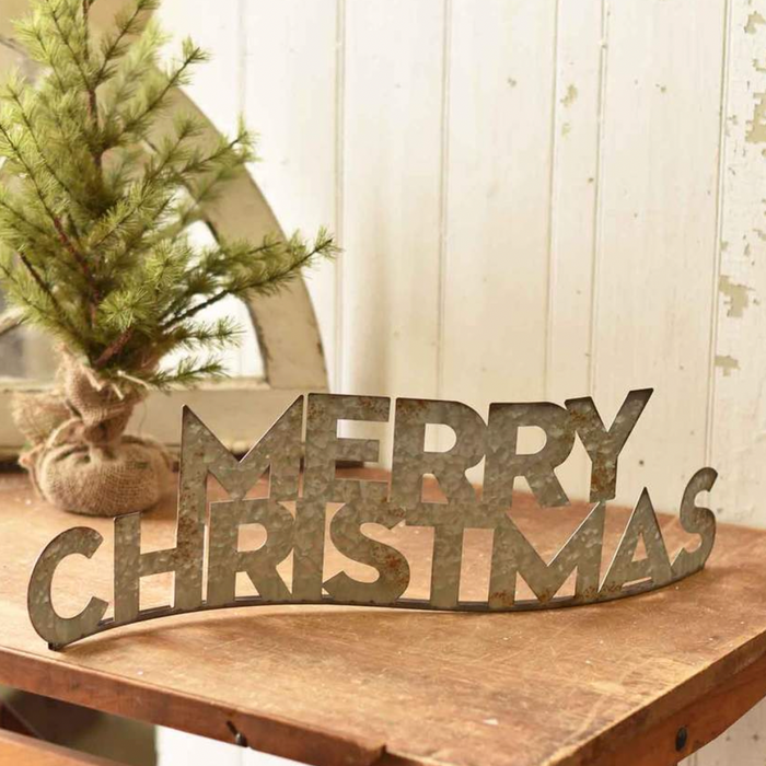 Merry Christmas Mantel Piece, 23"