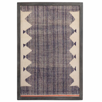 Mango Wood Framed Cotton Wall Decor-Multi Color, 12"W x 15-3/4"H
