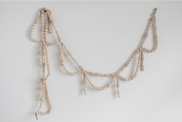 Paulownia Wood Bead Swag Garland