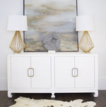 Drayton 4-Door Buffet, White, 72"W x 36.25"H x 20"D