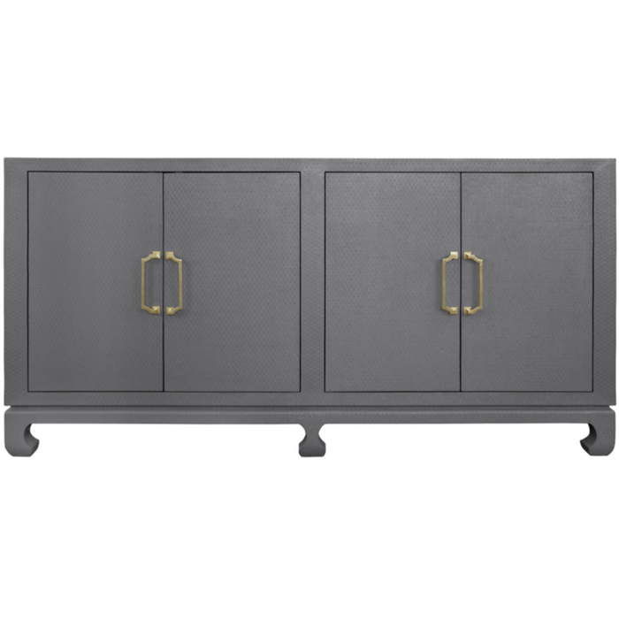 Drayton 4-Door Buffet, Grey, 72"W x 36.25"H x 20"D