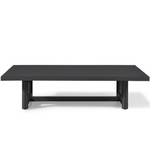 Breeze XL Coffee Table - Aluminum Asteroid, 63"W x 32.3"D x 14"H