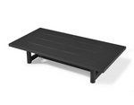 Breeze XL Coffee Table - Aluminum Asteroid, 63"W x 32.3"D x 14"H