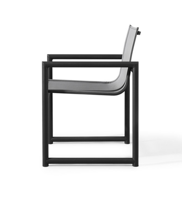 Breeze XL Dining Chair, Aluminum Asteroid