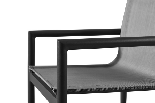 Breeze XL Dining Chair, Aluminum Asteroid