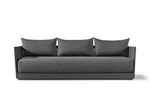 Antigua 3-Seat Sofa, Aluminum Asteroid
