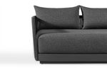 Antigua 3-Seat Sofa, Aluminum Asteroid