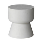 Ismaya Stool, Opaque White Finish