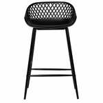 Piazza Counter Stool, Black - M2