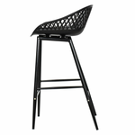 Piazza Counter Stool, Black - M2