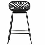 Piazza Counter Stool, Black - M2