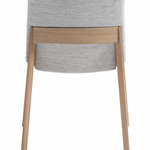Deco Oak Dining Chair, Light Grey - M2