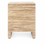 Morgan 3-Drawer Side Table, Natural