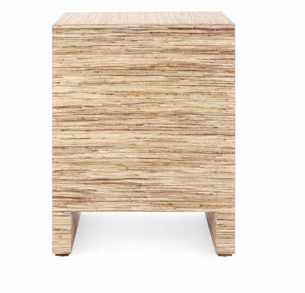 Morgan 3-Drawer Side Table, Natural