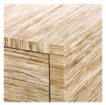 Morgan 3-Drawer Side Table, Natural