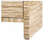 Morgan 3-Drawer Side Table, Natural