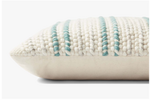 Ped0021 Beige / Teal, 18" x 18"