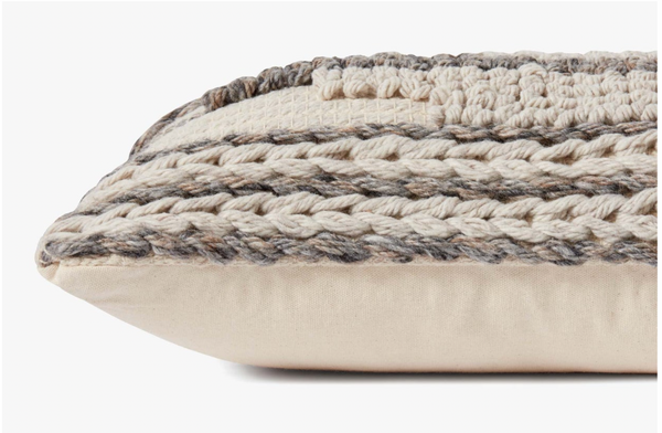 Ped0007 Grey / Natural, 13" x 21"