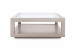 Gavin Large Square Coffee Table - Taupe Gray, 42"W x 42"D x 16.5"H