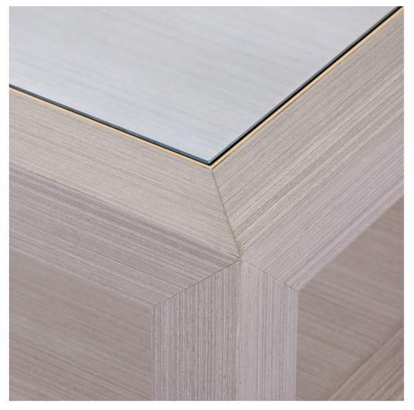 Gavin Large Square Coffee Table - Taupe Gray, 42"W x 42"D x 16.5"H