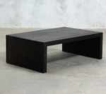 Reclaimed Elm Cocktail in Charcoal, 60"L x 32"W x 16"H