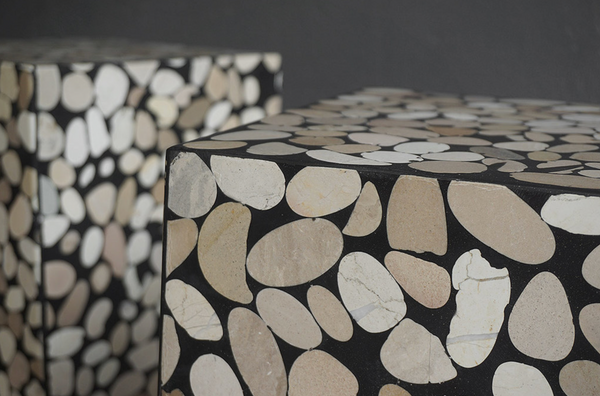 Tigan Terazzo Side Table