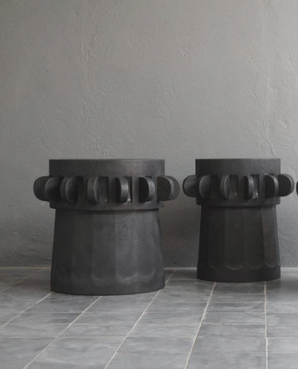 Sugar Gear Side Table, Charcoal, 2 Sizes