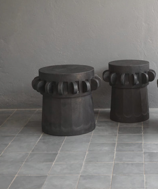 Sugar Gear Side Table, Charcoal, 2 Sizes