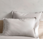 Lorimer Washed Percale Bedding, Duvet Cover & Sheets King, White