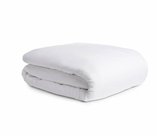 Lorimer Washed Percale Bedding, Duvet Cover & Sheets King, White