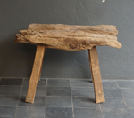 Antique Kampung Stool, 29"L x 19"W x 21"D