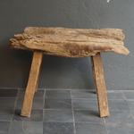 Antique Kampung Stool, 29"L x 19"W x 21"D