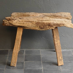 Antique Kampung Stool, 29"L x 19"W x 21"D