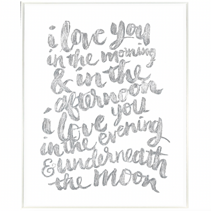 I Love You"¦, 17.25" x 23.25"