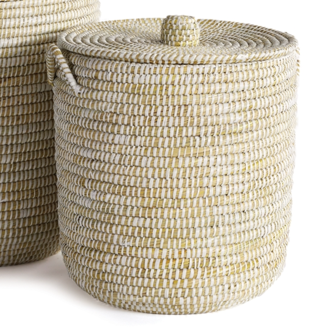 Rivergrass Hamper Baskets With Lids, 2 Sizes