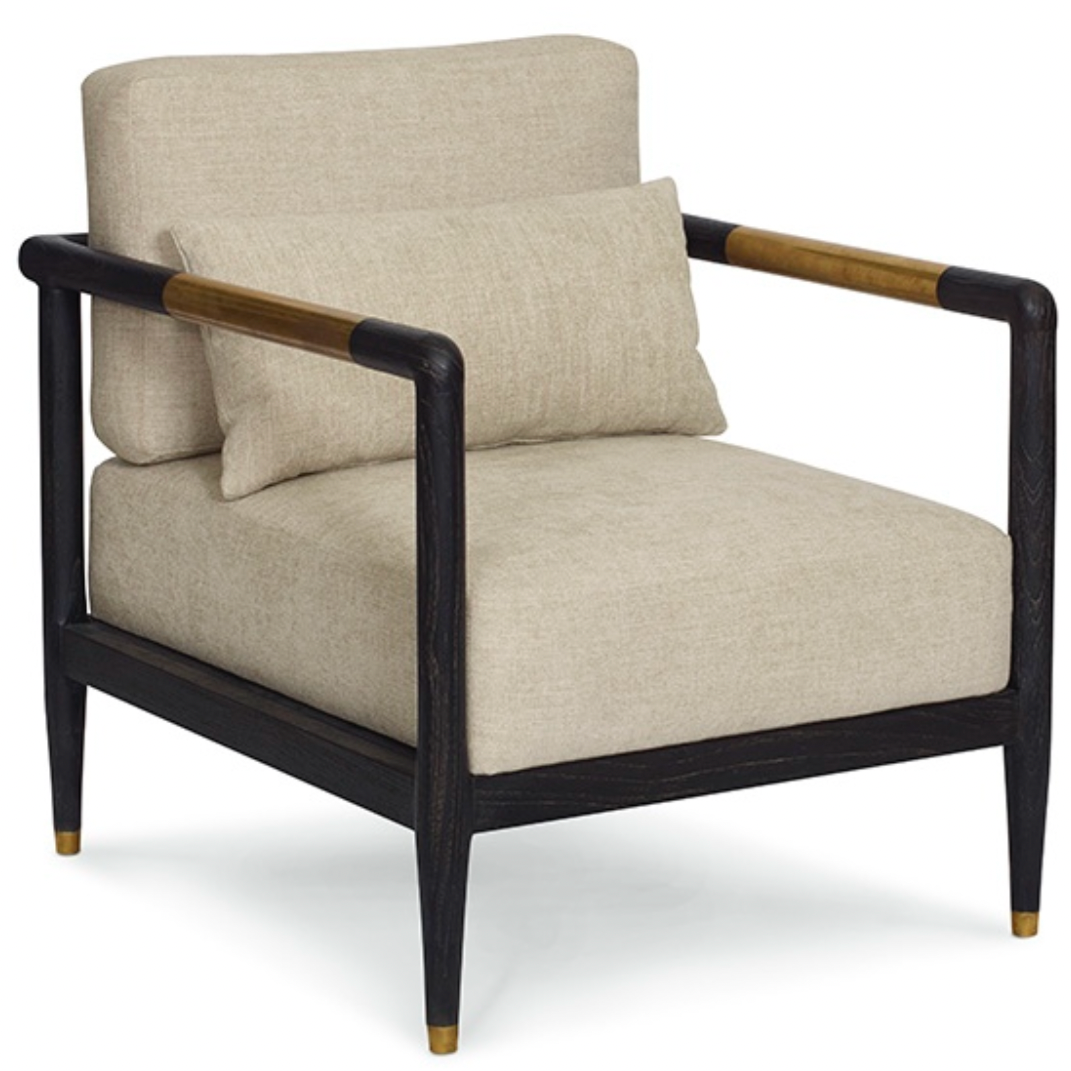 Carson Occasional Chair in Mink Finish