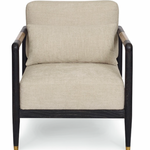 Carson Occasional Chair in Mink Finish