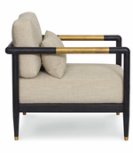 Carson Occasional Chair in Mink Finish