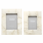 White Quartz Photo Frame, 2 Sizes