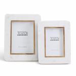 Hoxton White Marble Photo Frame, 2 Sizes
