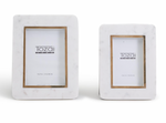 Hoxton White Marble Photo Frame, 2 Sizes