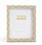 Triangle Brass Inlay Photo Frame, 3 Sizes