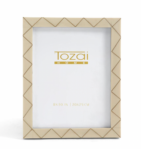 Triangle Brass Inlay Photo Frame, 3 Sizes