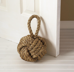Marseille Knot Door Stopper, Jute