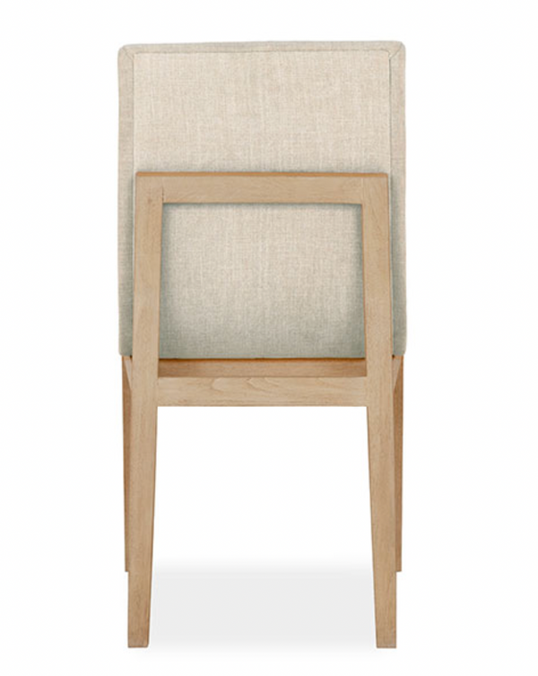 Cavallini Dining Chair, Beach Finish w/Performance Fabric