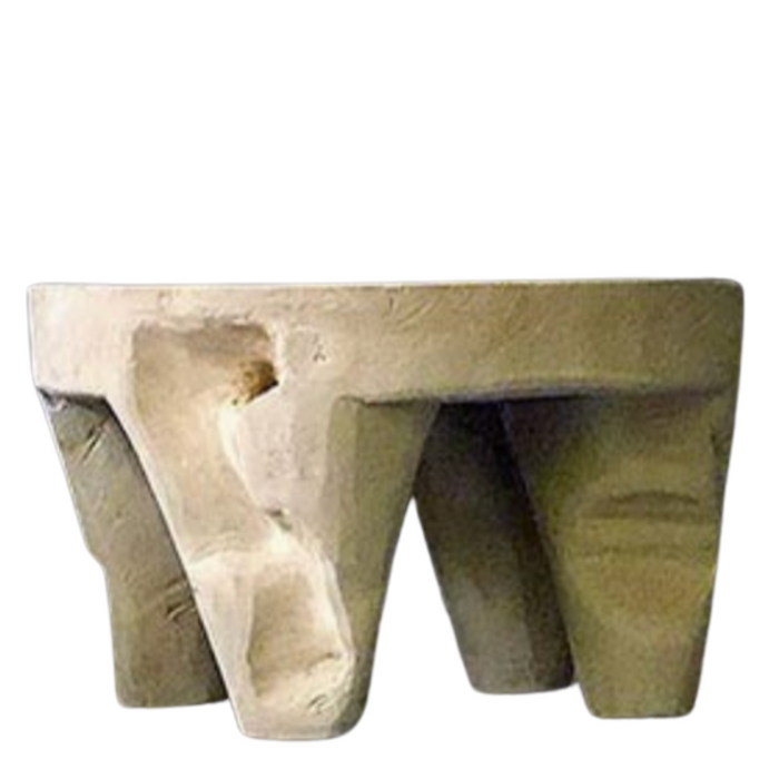 Low Stool - White, 20"