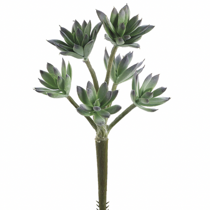 Plastic Sedum Stem, Frosted Green - 11"